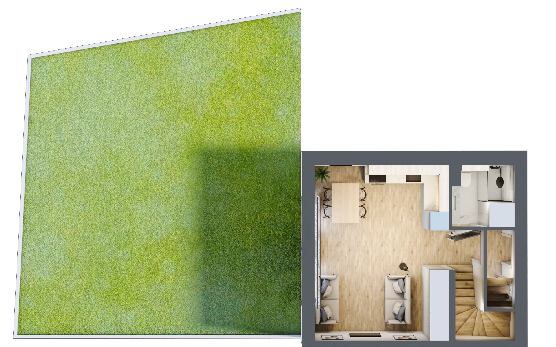 Dom 58,79 m², oferta nr 16.b, Leszczyńskiego 25, Warszawa, Ursus, Gołąbki, ul. Leszczyńskiego 25