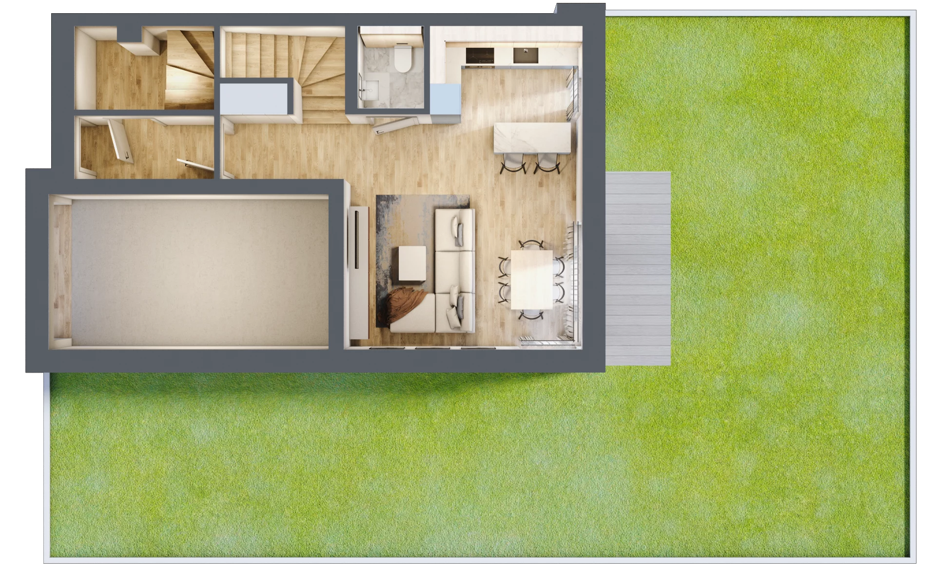 4 pokoje, mieszkanie 106,90 m², parter, oferta nr M9, Osiedle Zacisze Nagawczyna, Nagawczyna, Nagawczyna