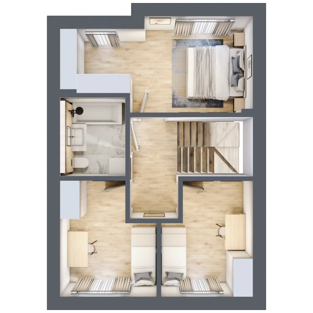 Dom 113,29 m², oferta nr 36, Osada Magdalenka 2, Lesznowola, Słomin, ul. Biedronki
