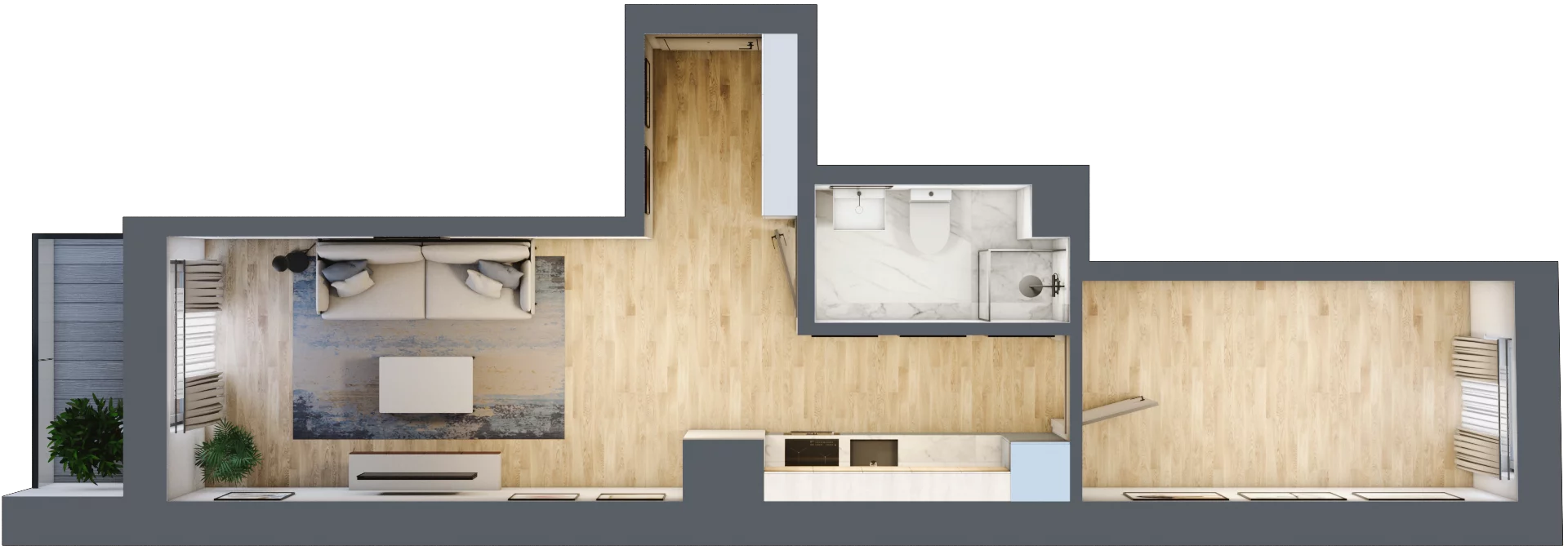 2 pokoje, mieszkanie 37,84 m², piętro 2, oferta nr A13, Lelewela 9, Wrocław, Stare Miasto, ul. Joachima Lelewela 9