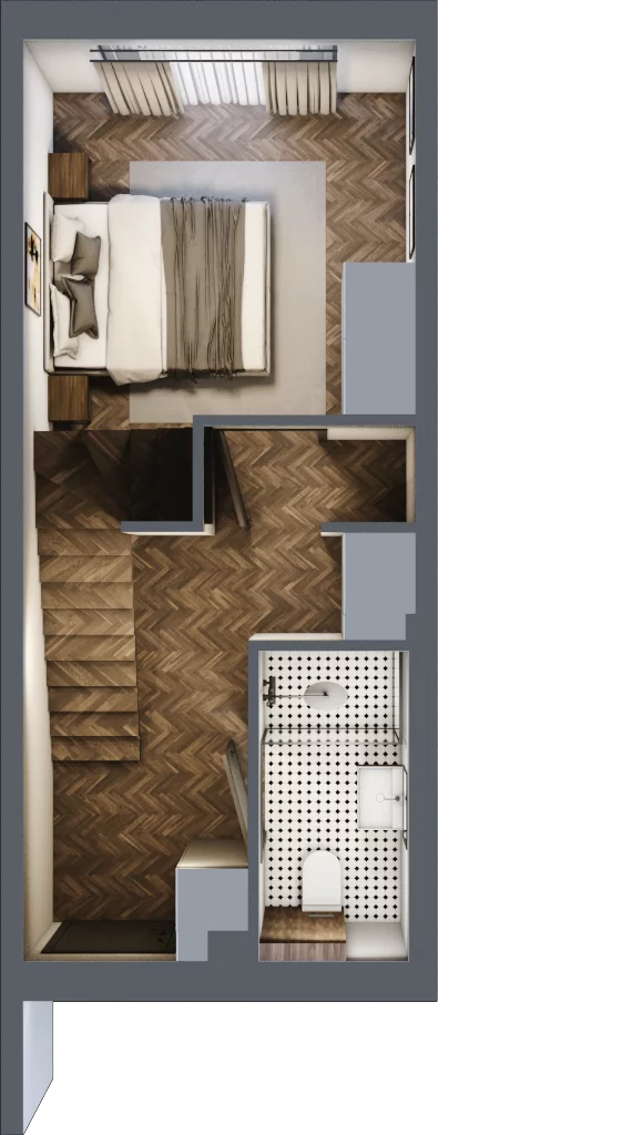 4 pokoje, mieszkanie 63,49 m², piętro 1, oferta nr G2, Zgodna Park, Libertów, ul. Zgodna
