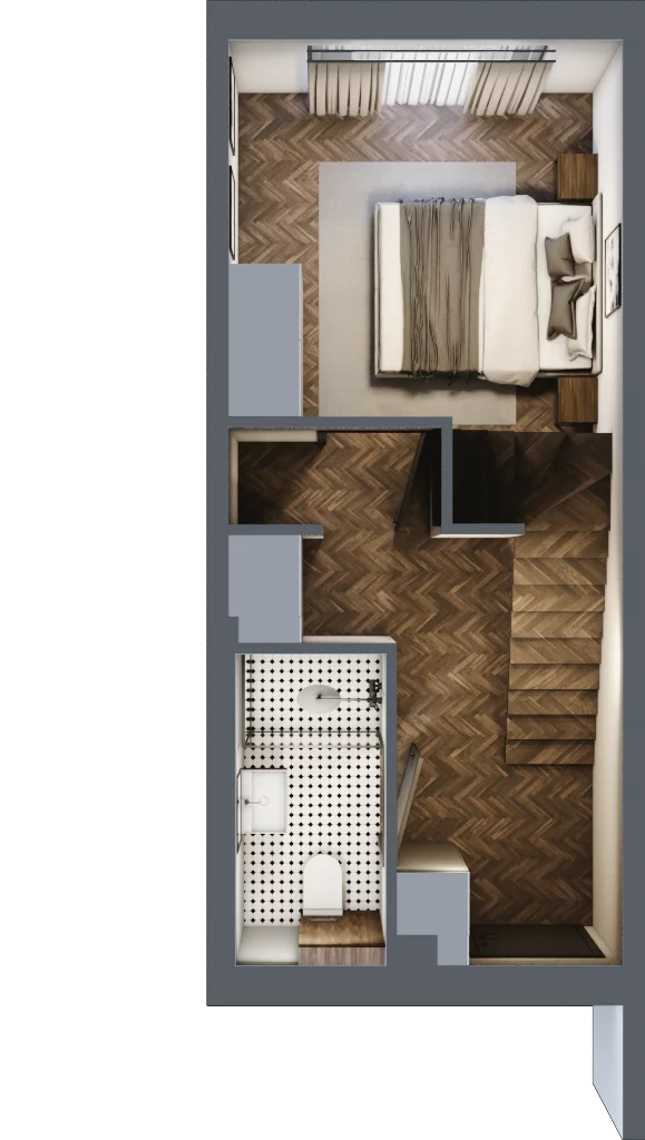 4 pokoje, mieszkanie 63,49 m², piętro 1, oferta nr L2, Zgodna Park, Libertów, ul. Zgodna