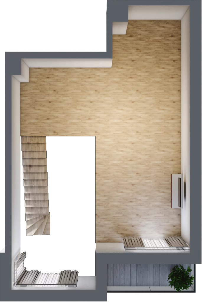 1 pokój, mieszkanie 75,38 m², parter, oferta nr B’.4, Osiedle Maureska, Toruń, Wrzosy, JAR, ul. Konrada Grasera 2 / Strobanda 6