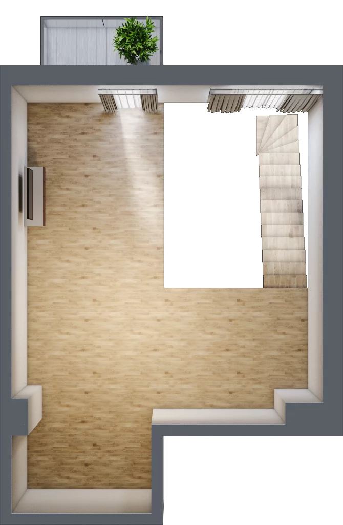 1 pokój, mieszkanie 66,91 m², parter, oferta nr B’.3, Osiedle Maureska, Toruń, Wrzosy, JAR, ul. Konrada Grasera 2 / Strobanda 6