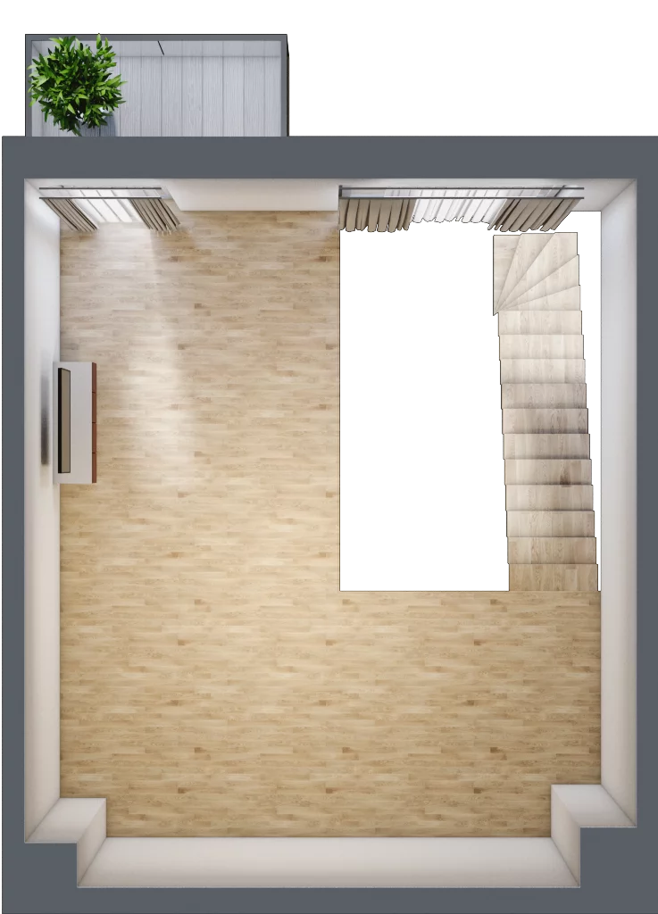 1 pokój, mieszkanie 59,24 m², parter, oferta nr B’.1, Osiedle Maureska, Toruń, Wrzosy, JAR, ul. Konrada Grasera 2 / Strobanda 6