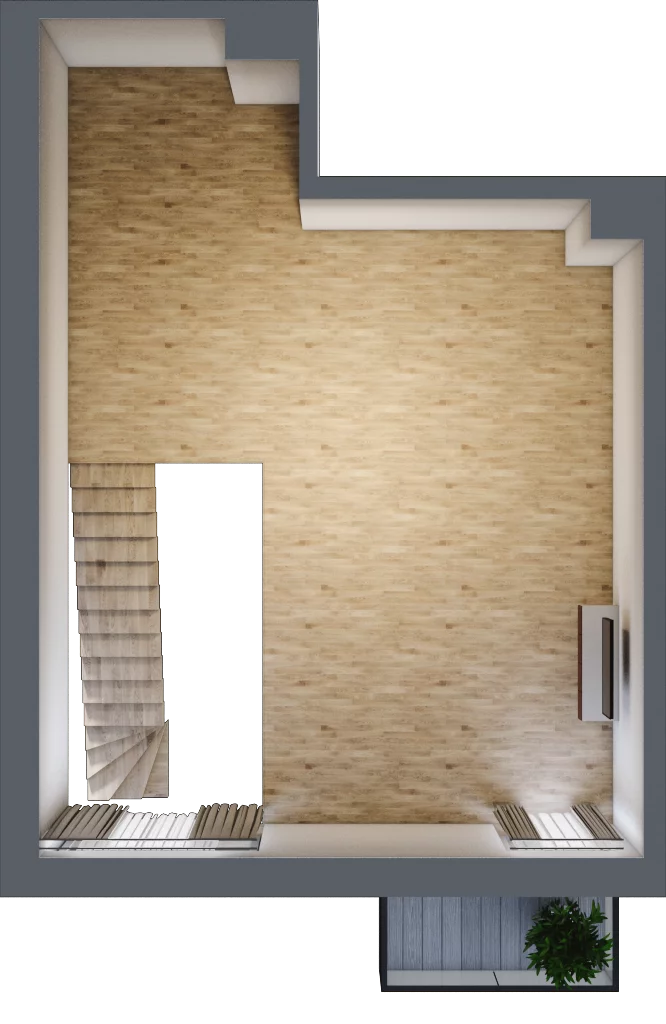 1 pokój, mieszkanie 74,33 m², parter, oferta nr B’.7, Osiedle Maureska, Toruń, Wrzosy, JAR, ul. Konrada Grasera 2 / Strobanda 6