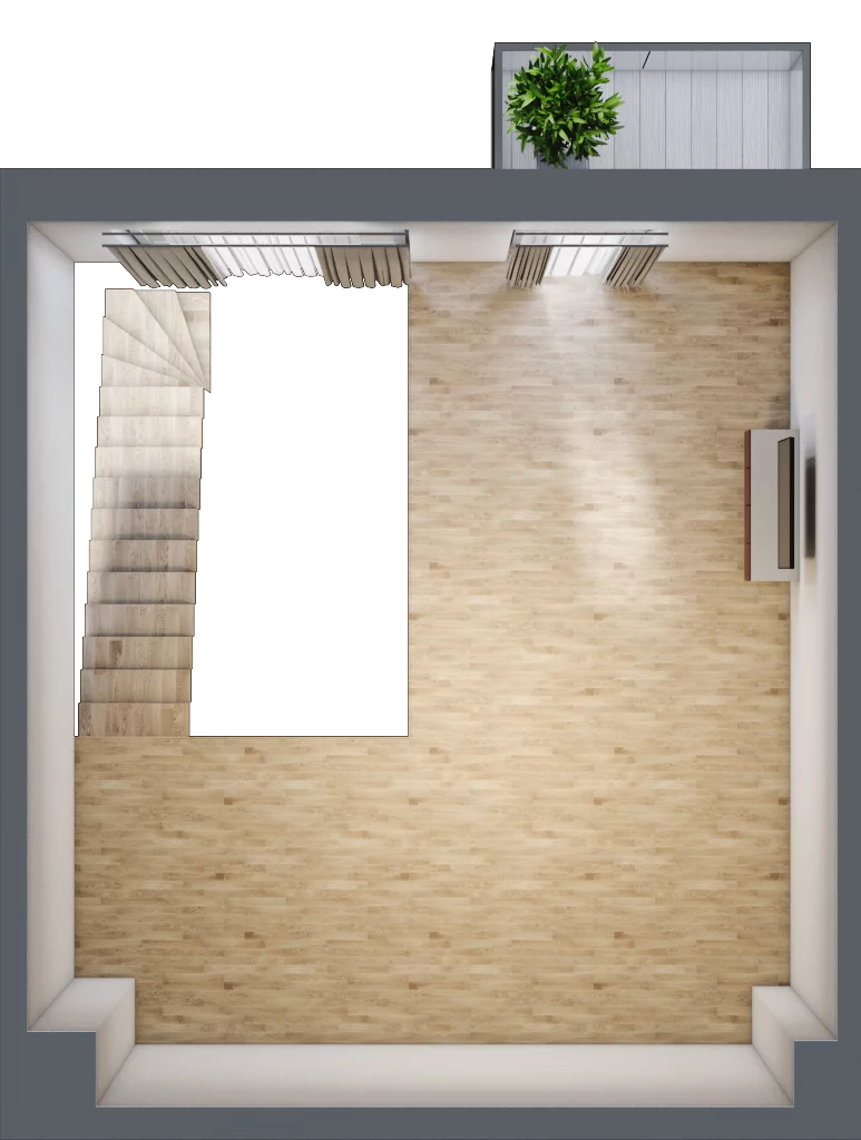 1 pokój, mieszkanie 63,32 m², parter, oferta nr B’.2, Osiedle Maureska, Toruń, Wrzosy, JAR, ul. Konrada Grasera 2 / Strobanda 6