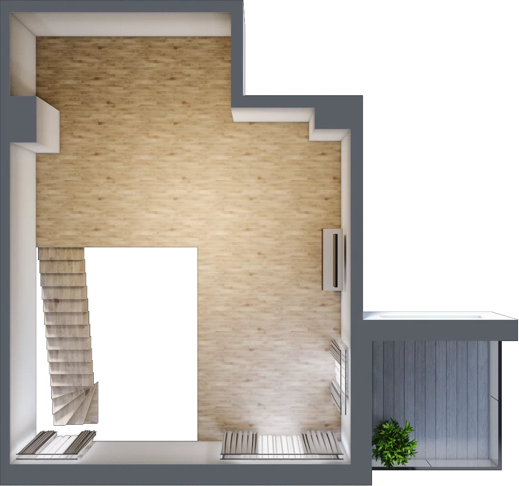 1 pokój, mieszkanie 70,90 m², parter, oferta nr B’.6, Osiedle Maureska, Toruń, Wrzosy, JAR, ul. Konrada Grasera 2 / Strobanda 6