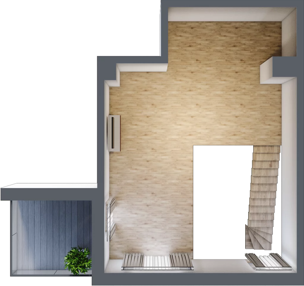 1 pokój, mieszkanie 67,54 m², parter, oferta nr B’.5, Osiedle Maureska, Toruń, Wrzosy, JAR, ul. Konrada Grasera 2 / Strobanda 6