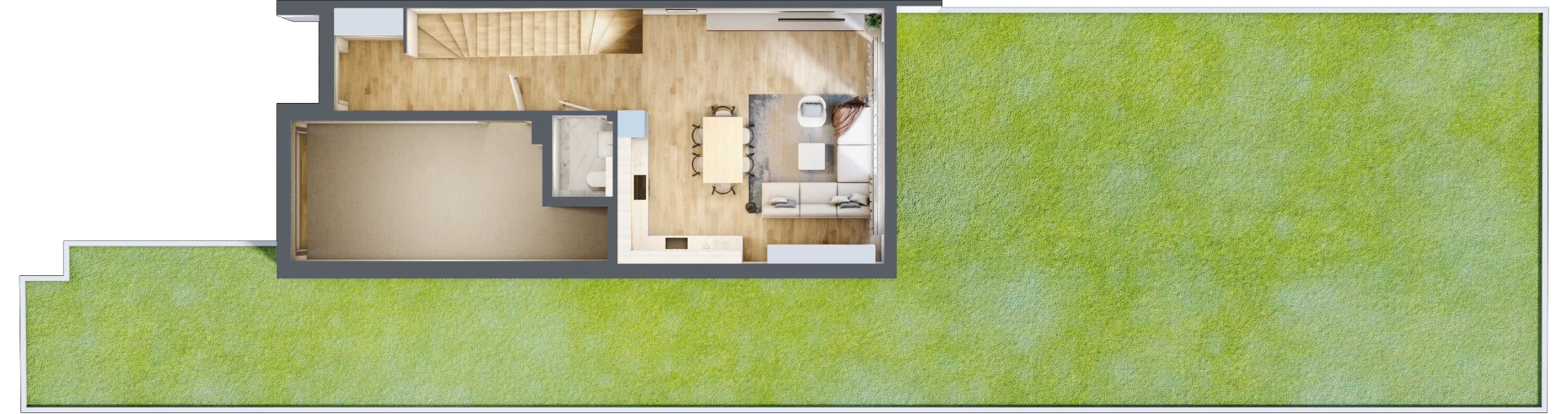 Dom 129,09 m², oferta nr 1A-2, Osiedle Wyjątkowa, Łomianki, ul. Wyjątkowa