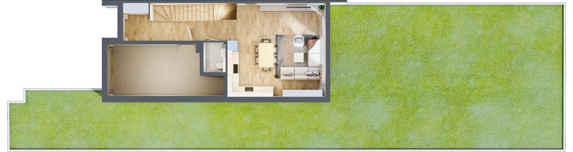Dom 129,09 m², oferta nr 2A-2, Osiedle Wyjątkowa, Łomianki, ul. Wyjątkowa