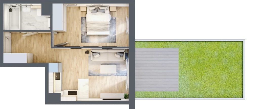 2 pokoje, mieszkanie 41,99 m², piętro 3, oferta nr B/92, Kijowska 17, Warszawa, Praga Północ, Szmulki, ul. Kijowska 17