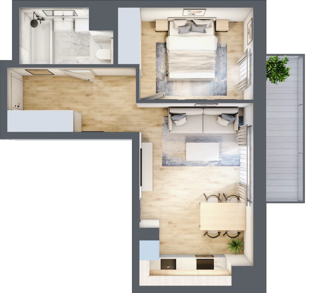 2 pokoje, mieszkanie 41,26 m², piętro 5, oferta nr C/172, Kijowska 17, Warszawa, Praga Północ, Szmulki, ul. Kijowska 17