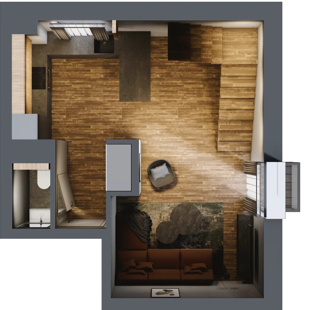 2 pokoje, mieszkanie 57,41 m², parter, oferta nr 3, Sprzeczna 6, Warszawa, Praga Północ, Stara Praga, ul. Sprzeczna 6