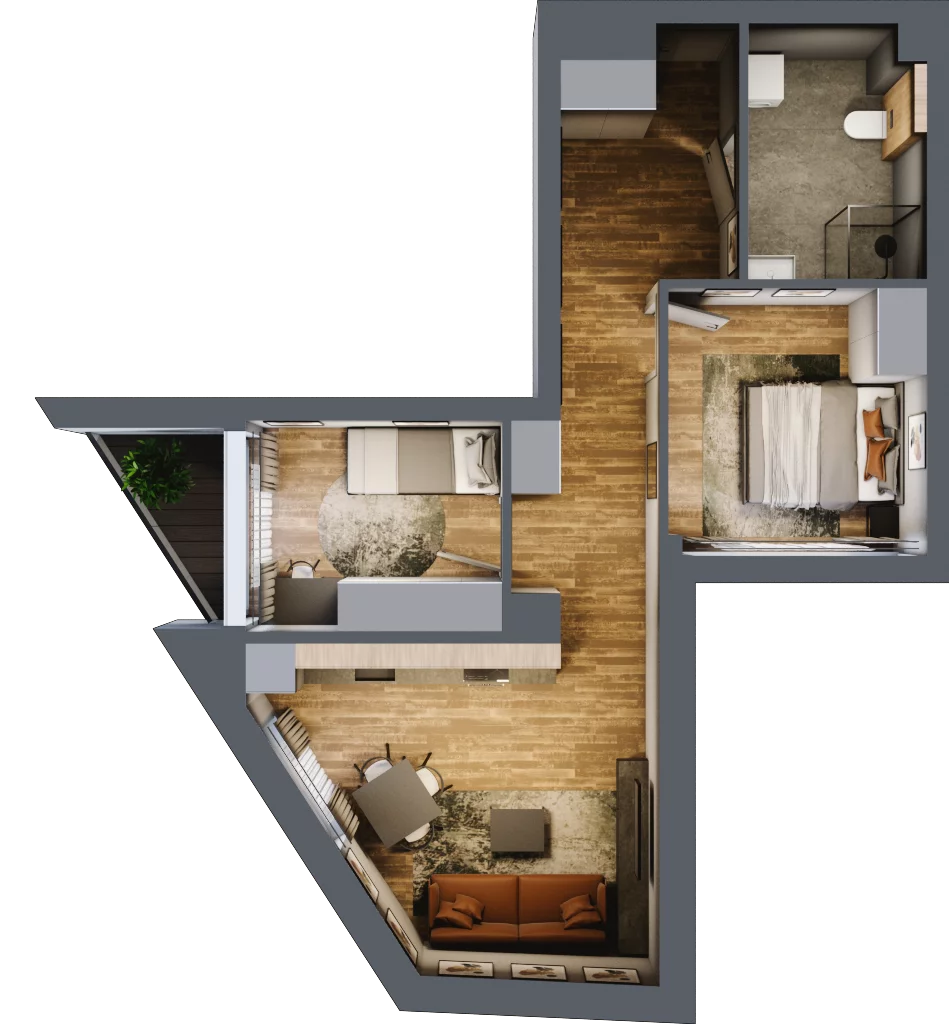 3 pokoje, mieszkanie 54,51 m², piętro 1, oferta nr 7, Sprzeczna 6, Warszawa, Praga Północ, Stara Praga, ul. Sprzeczna 6