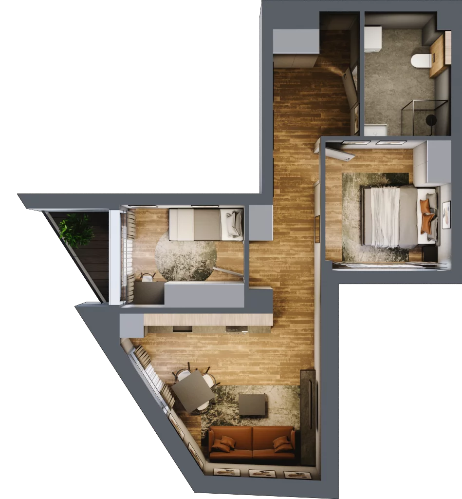 3 pokoje, mieszkanie 54,58 m², piętro 4, oferta nr 27, Sprzeczna 6, Warszawa, Praga Północ, Stara Praga, ul. Sprzeczna 6