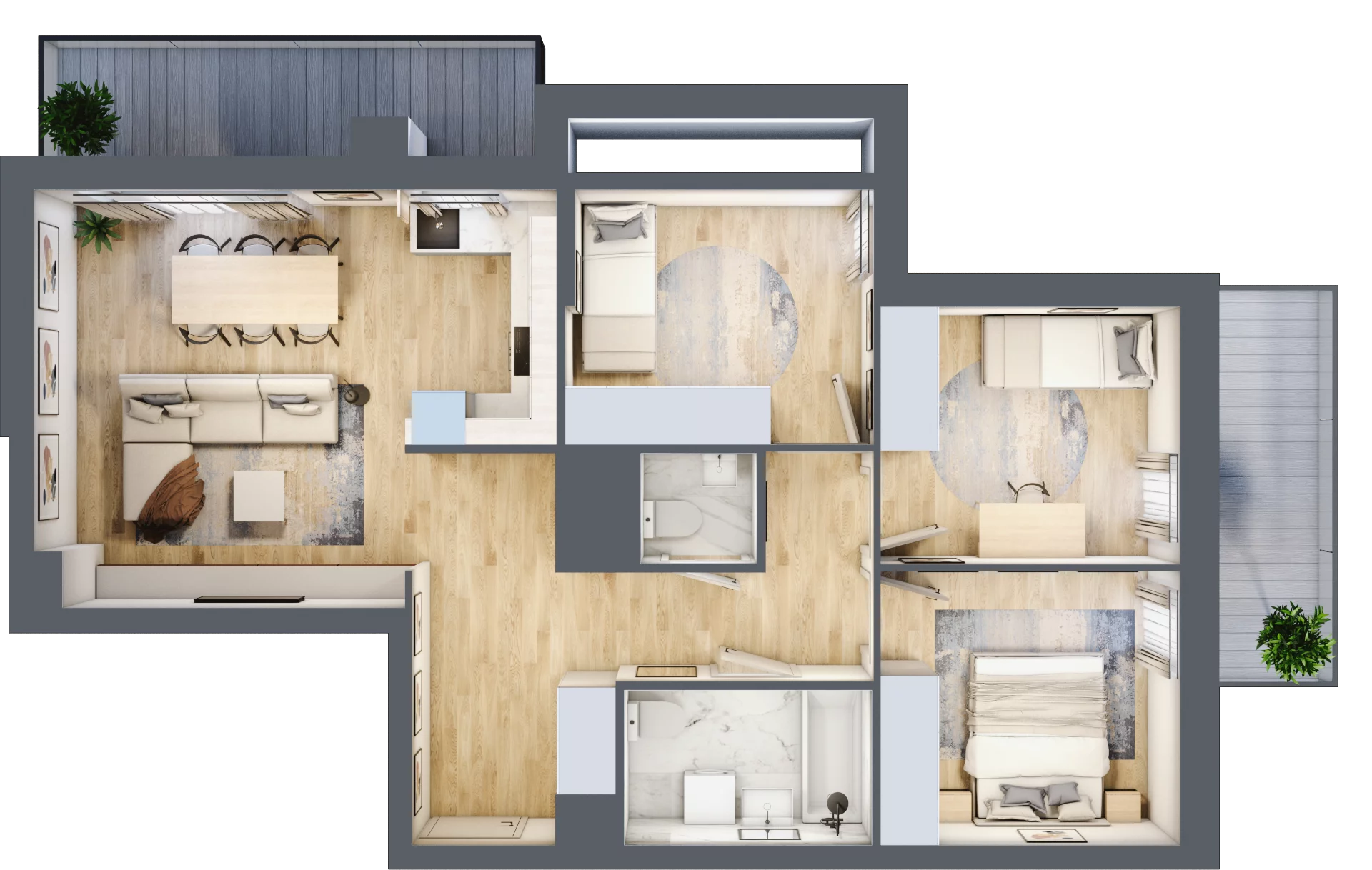 4 pokoje, mieszkanie 74,07 m², piętro 7, oferta nr A-B171, Warszawski Świt, Warszawa, Targówek, Bródno, ul. Warszawski Świt 5