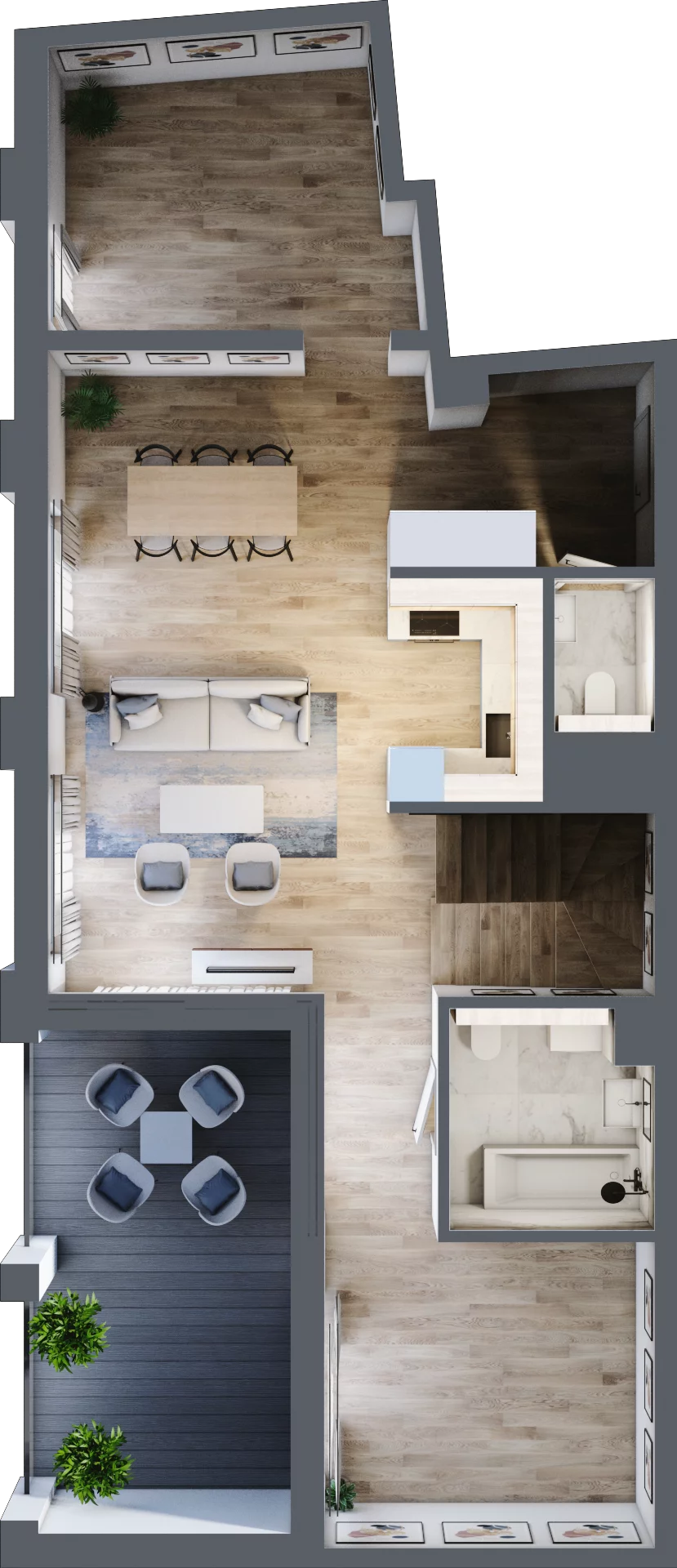 4 pokoje, mieszkanie 123,57 m², piętro 9, oferta nr 156, Semiramis, Katowice, Dąbrówka Mała, ul. Wiertnicza
