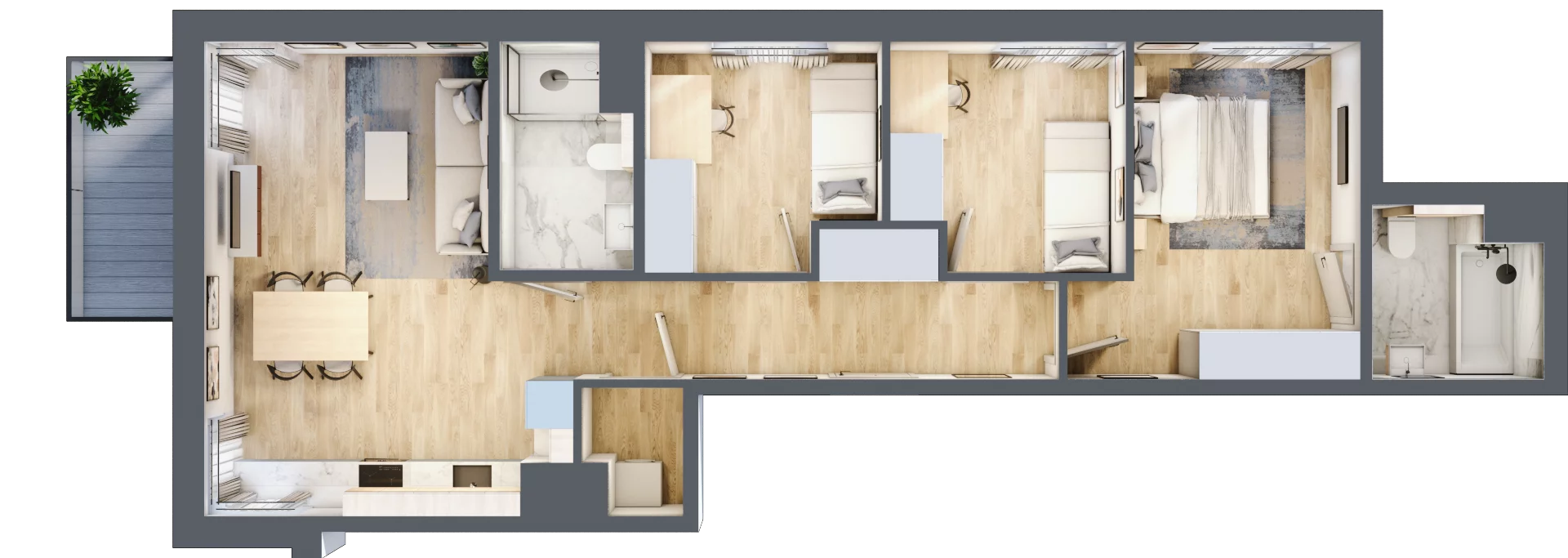 4 pokoje, mieszkanie 72,13 m², piętro 1, oferta nr D/9, Mokotów Sportowy 1 B, Warszawa, Mokotów, Augustówka, ul. Antoniewska
