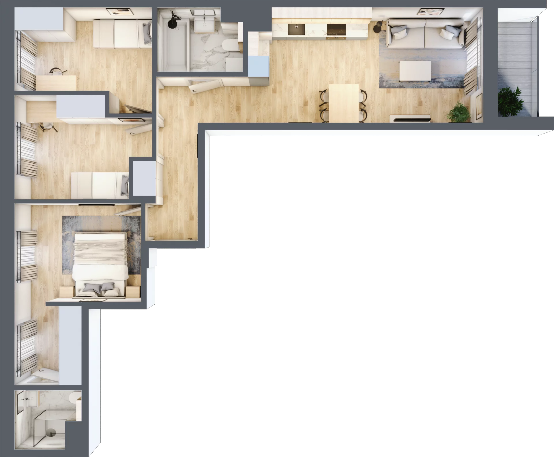 4 pokoje, mieszkanie 72,72 m², piętro 2, oferta nr A/18, Mokotów Sportowy 3, Warszawa, Mokotów, Augustówka, ul. Antoniewska