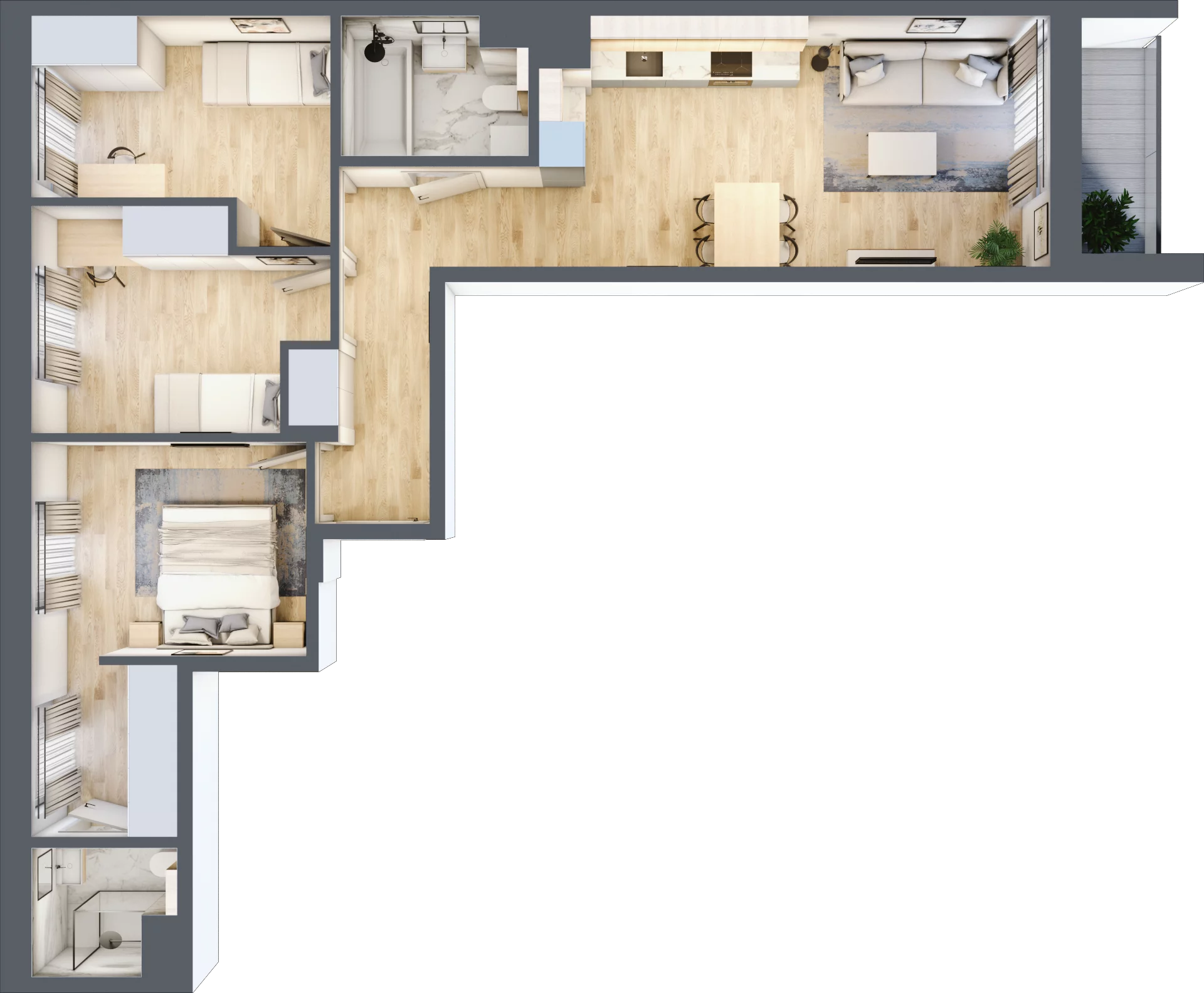 4 pokoje, mieszkanie 72,71 m², piętro 1, oferta nr A/10, Mokotów Sportowy 3, Warszawa, Mokotów, Augustówka, ul. Antoniewska