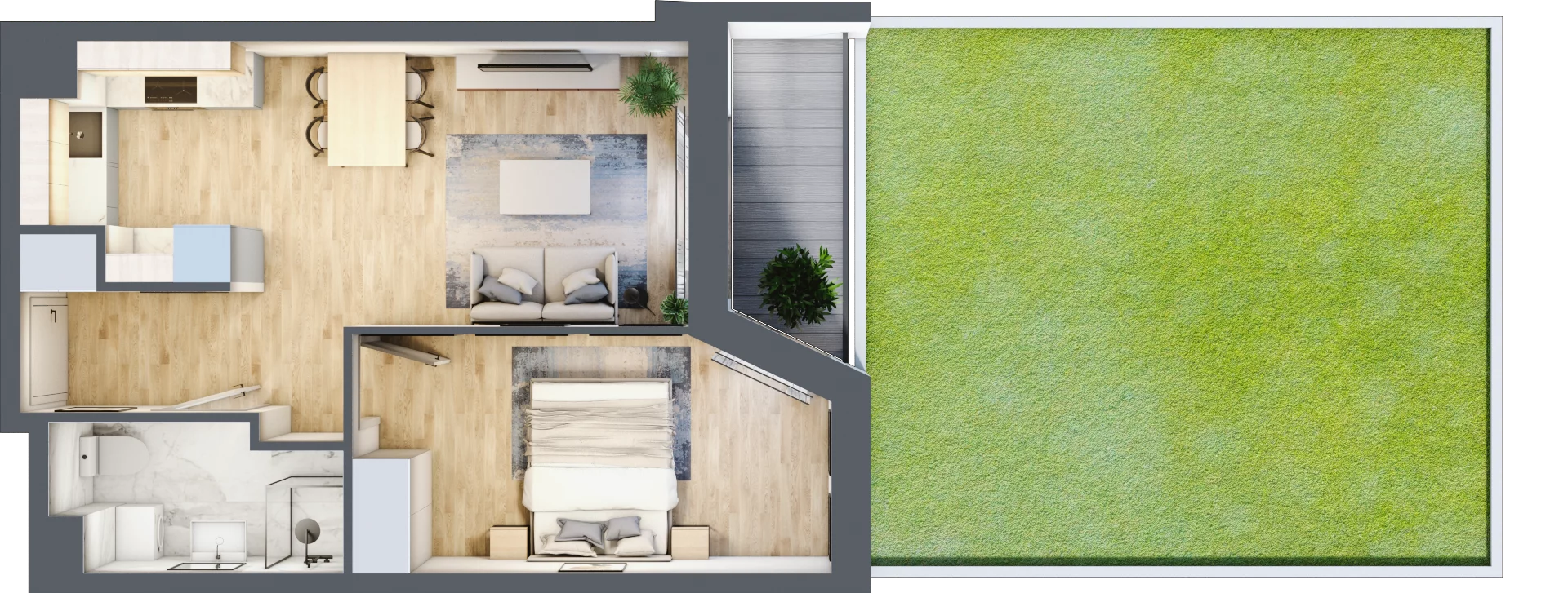 2 pokoje, mieszkanie 41,28 m², parter, oferta nr III/E213, Miasteczko Nova Sfera, Warszawa, Białołęka, Żerań, ul. Marywilska