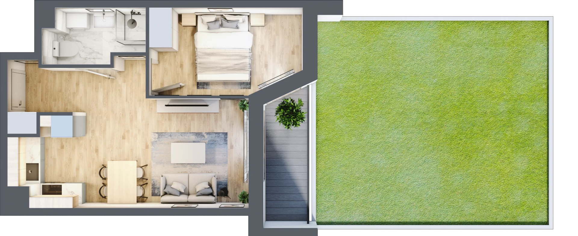 2 pokoje, mieszkanie 37,98 m², parter, oferta nr III/F246, Miasteczko Nova Sfera, Warszawa, Białołęka, Żerań, ul. Marywilska