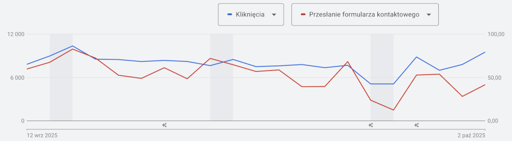 Google Ads i Google Analytics - analiza dany