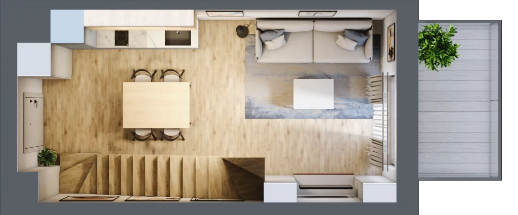 2 pokoje, apartament inwestycyjny 40,92 m², piętro 3, oferta nr MN52, Apartamenty Wypoczynkowa, Jastrzębia Góra, ul. Wypoczynkowa