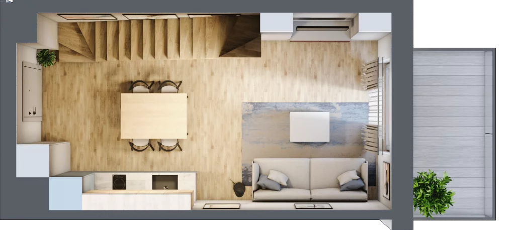 2 pokoje, apartament inwestycyjny 42,56 m², piętro 3, oferta nr MN55, Apartamenty Wypoczynkowa, Jastrzębia Góra, ul. Wypoczynkowa
