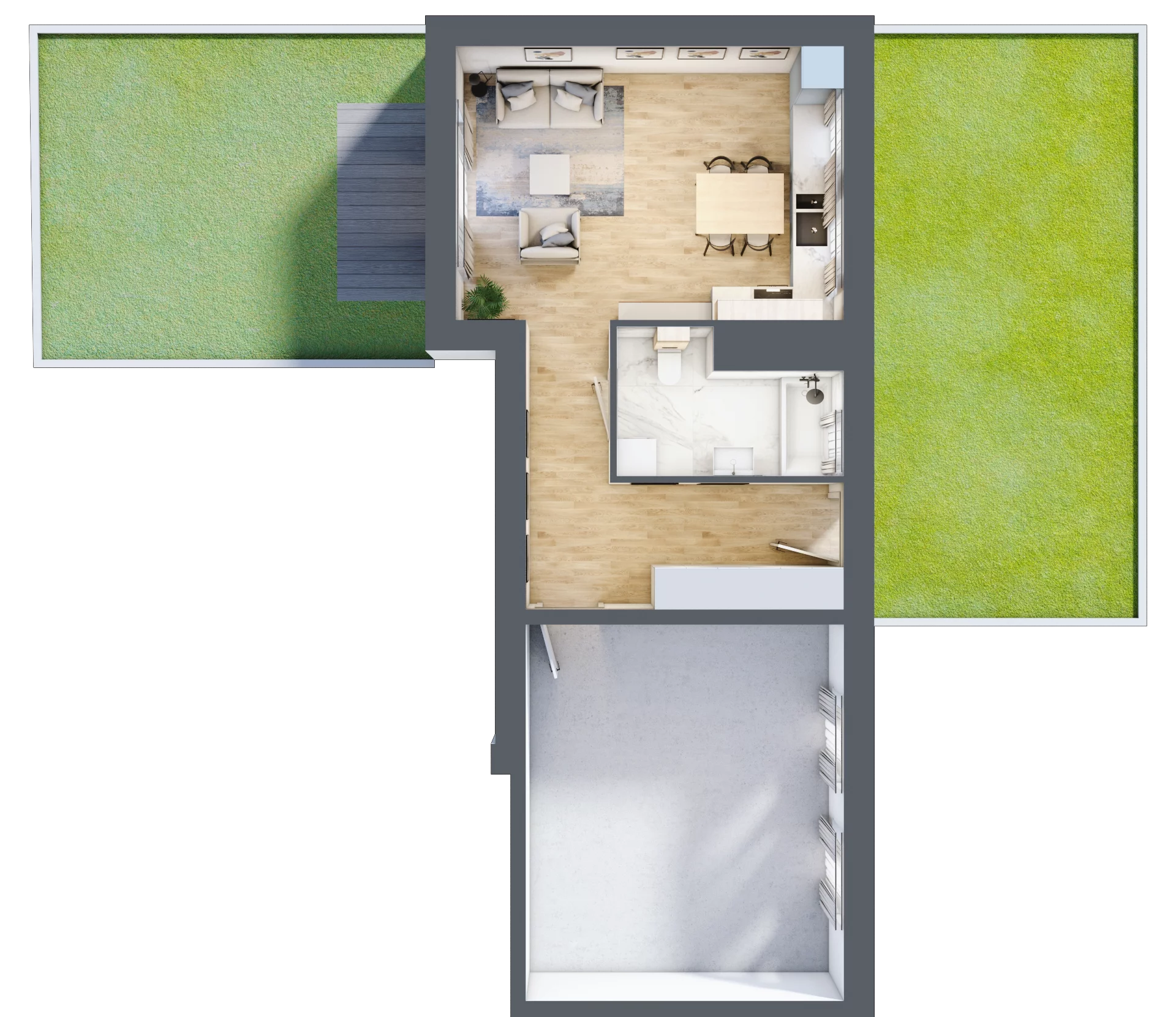 2 pokoje, mieszkanie 62,85 m², parter, oferta nr 0_10, Rezydencja Góra Kalwaria Budynek C, Góra Kalwaria, Moczydłów, ul. Długa