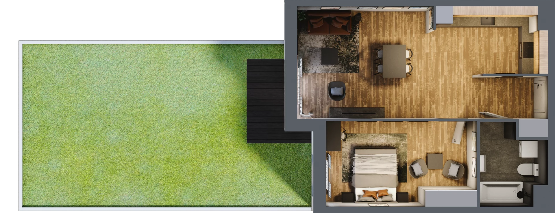 2 pokoje, mieszkanie 56,03 m², parter, oferta nr 0/8, Rezydencja Góra Kalwaria Budynek D, Góra Kalwaria, Moczydłów, ul. Długa