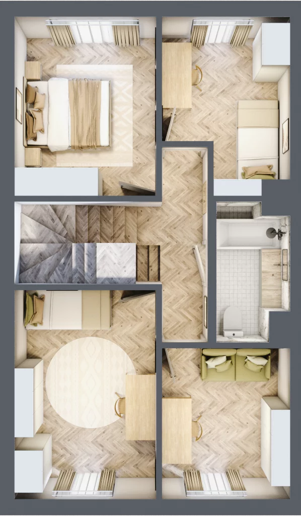 Dom 150,93 m², oferta nr 25, Grabówki Zacisze Etap I, Grabówki, Grabówki 34A