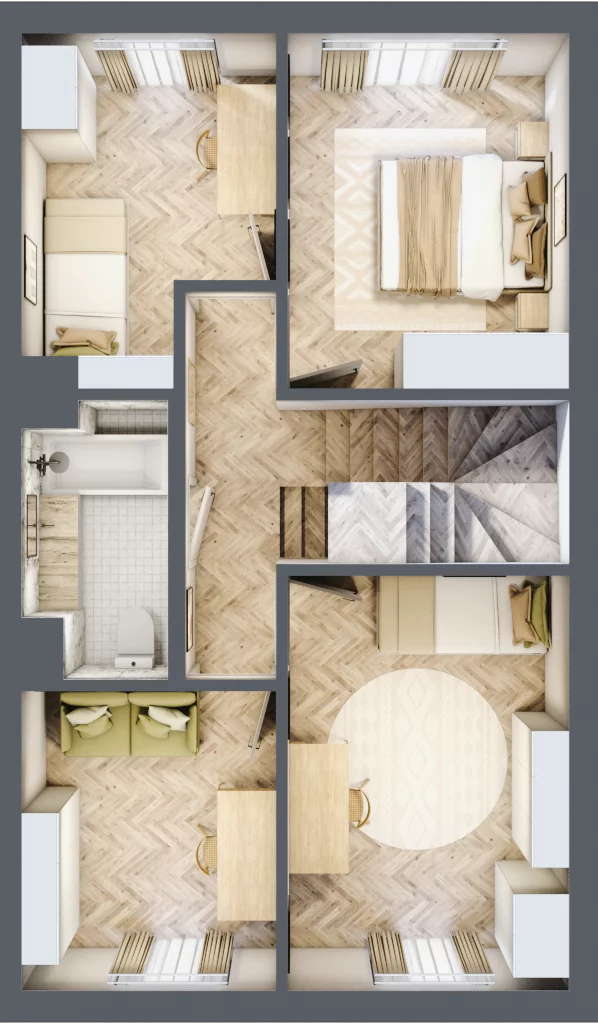 Dom 150,93 m², oferta nr 8, Grabówki Zacisze Etap I, Grabówki, Grabówki 34A