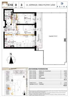 Mieszkanie, 65,15 m², 3 pokoje, parter, oferta nr 120_C10