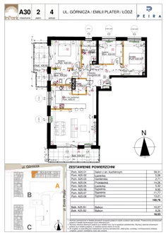 Mieszkanie, 100,76 m², 4 pokoje, piętro 2, oferta nr 30_A30