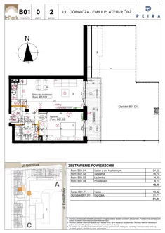 Mieszkanie, 48,46 m², 2 pokoje, parter, oferta nr 41_B01