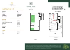 Mieszkanie, 55,21 m², 3 pokoje, parter, oferta nr B9M17