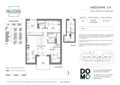 Mieszkanie, 81,51 m², 4 pokoje, piętro 1, oferta nr 6.A