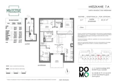 Mieszkanie, 81,51 m², 4 pokoje, piętro 1, oferta nr 7.A