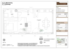 Apartament, 48,96 m², 2 pokoje, piętro 2, oferta nr M13