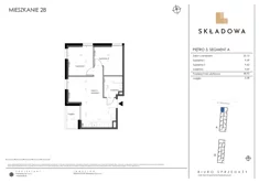 Mieszkanie, 48,95 m², 3 pokoje, piętro 3, oferta nr A28