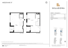 Mieszkanie, 75,60 m², 4 pokoje, piętro 4, oferta nr A37