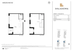Mieszkanie, 75,34 m², 4 pokoje, piętro 4, oferta nr B83