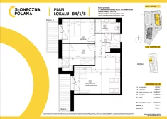 Mieszkanie, 59,69 m², 3 pokoje, piętro 1, oferta nr B4/1/8