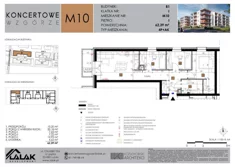 Mieszkanie, 62,39 m², 4 pokoje, piętro 1, oferta nr B1-10