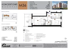 Mieszkanie, 51,91 m², 3 pokoje, parter, oferta nr B1-36