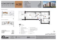 Mieszkanie, 50,99 m², 3 pokoje, parter, oferta nr B1-38