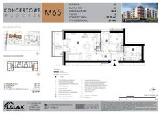 Mieszkanie, 33,70 m², 2 pokoje, piętro 2, oferta nr B1-65