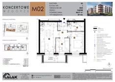 Mieszkanie, 48,07 m², 3 pokoje, parter, oferta nr B2-2